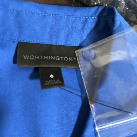 NWT Worthington button up blouse - Picture 4 of 5